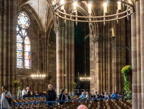 Inside Notre Dame Strasbourg